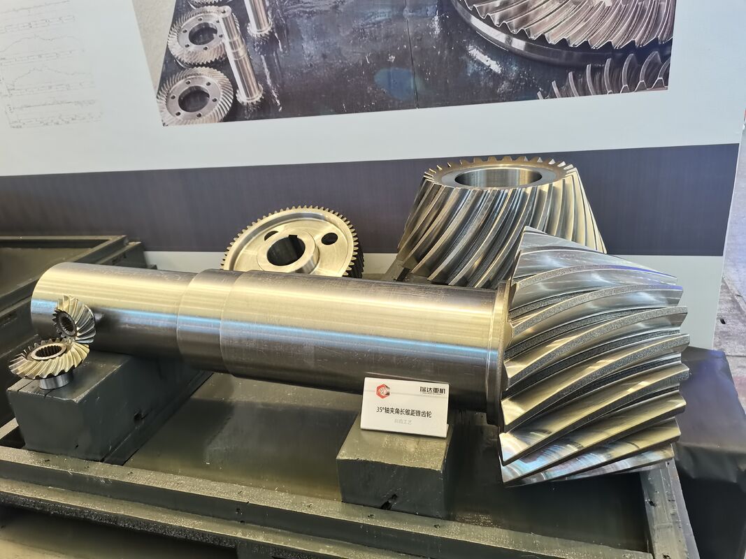 Engrenagem de Pinhão Cônico de Alta Dureza Personalizada com Perfil de Dente Reto para Diversas Aplicações Industriais