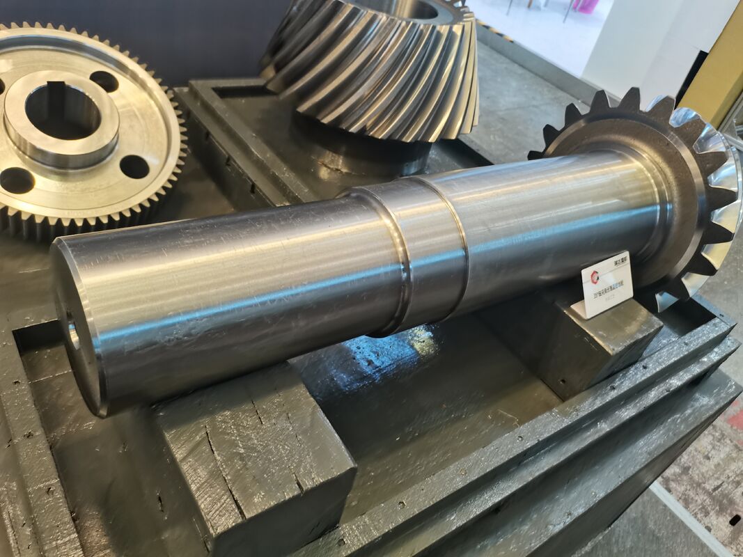 Conjunto de engrenagens de bisela em espiral de direção direita de mão direita para máquinas industriais